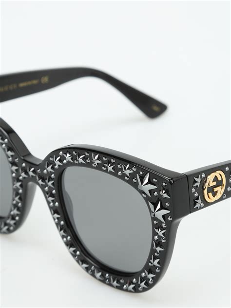 gucci sunglasses with stars on side|Gucci sunglasses next day delivery.